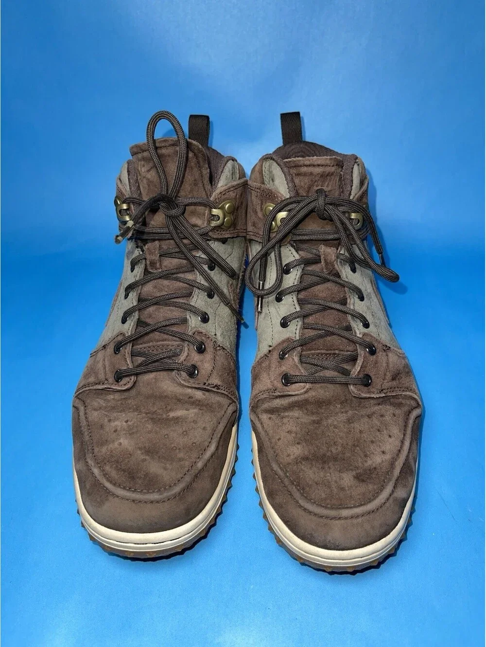 Nike Dunk High Premium 805995-300 Brown Suede Men’s Size 10 Shoes
